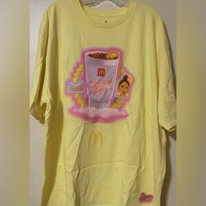 McDonald’s X Saweetie Collab Tshirt Yellow X-Large